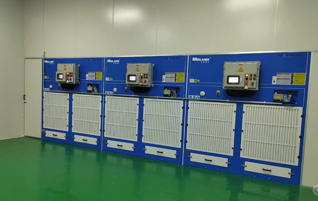 山東某航空企業(yè)打磨復(fù)合材料防爆打磨柜除塵案例